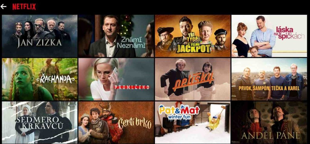 Nejoblíbenější české filmy na Netflixu